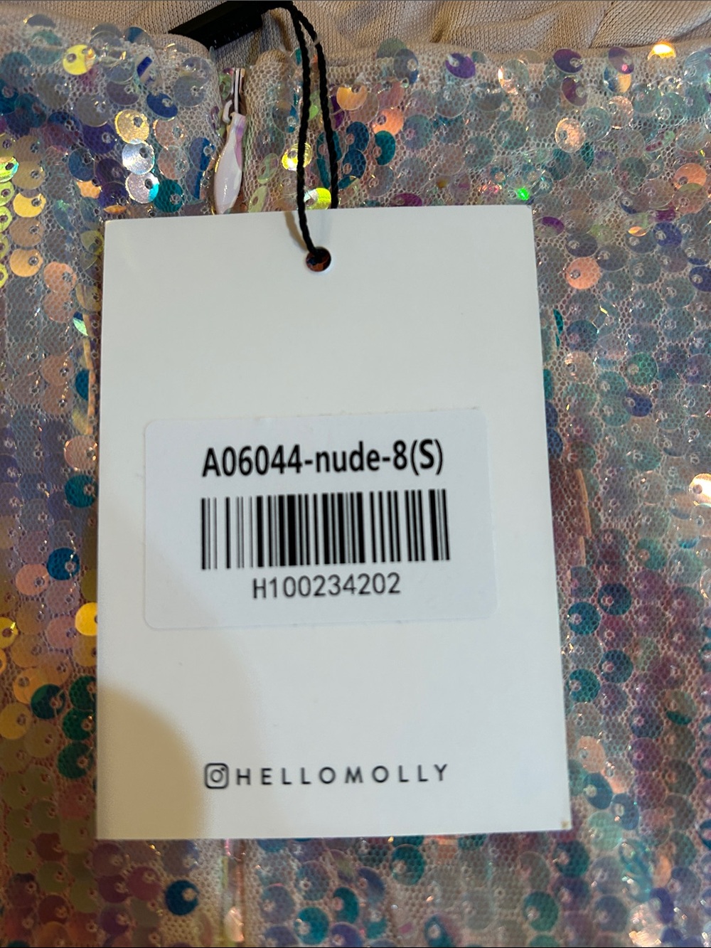 Hello Molly Iridescent Sequin Mini Dress - Picture 3 of 4